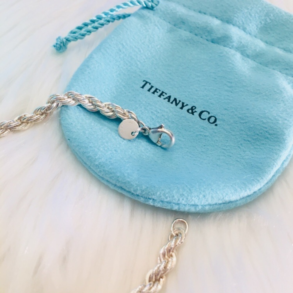 Tiffany & Co. Sterling Silver Rope Bracelet. - Picture 4 of 5